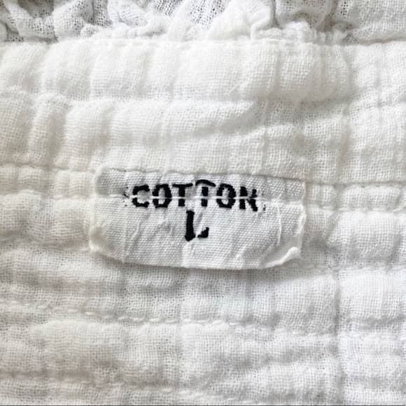 White Vintage Peasant Blouse Size 2 Hand Embroidered Cottage Couture - Picture 11 of 14